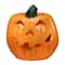 9.75" Orange Animated Double-Sided Pumpkin Halloween Décor